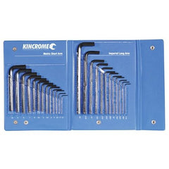 Kincrome Hex Key Wrench Set 25 Piece Imperial & Metric | HKW25C