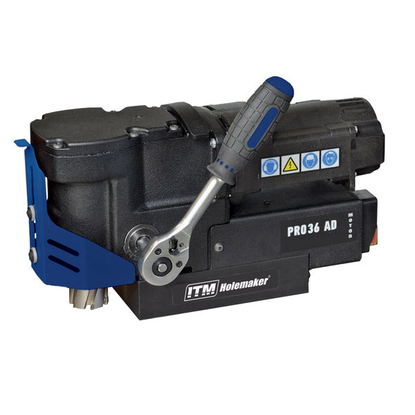 ITM - HOLEMAKER PRO36AD MAGNETIC BASE ANGLE DRILL,240V, CAPACITY: 36MM DIA X 30MM | HMPRO36AD