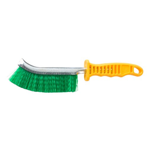 Union Hand Brush 0.5mm Green PVC Wire Yellow Plastic Handle