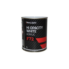 Pacer - F72 Hi Opacity White Acrylic 1 Litre | HOW1