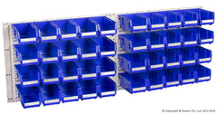 HB Hanging Panel 40 Bin Kit (Red) BLUE - HP1KITB