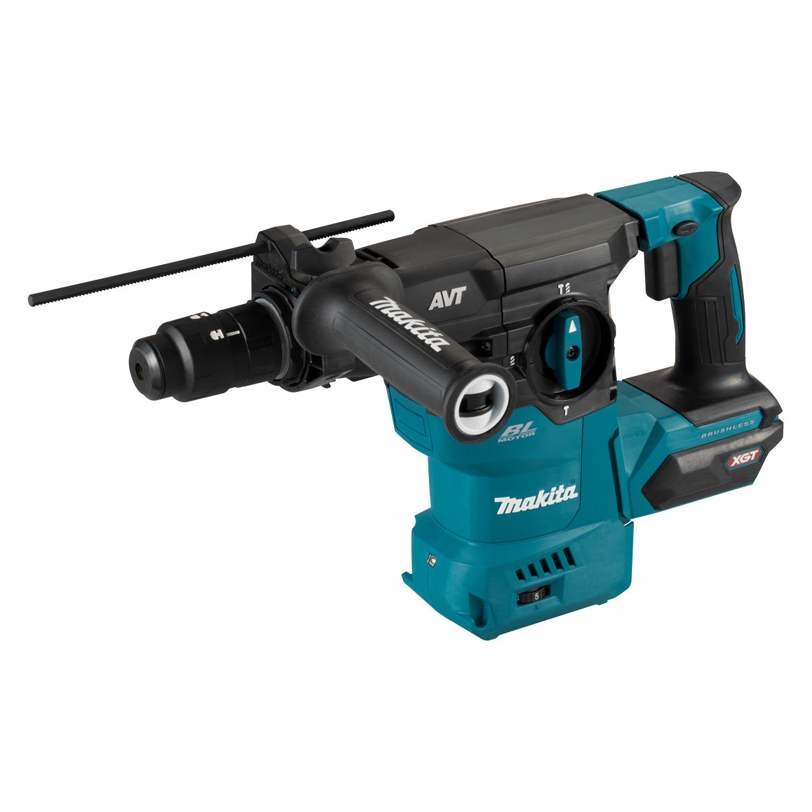 Makita Tools - 40V Max Brushless AWS* 30mm Rotary Hammer Quick Change SDS Plus Chuck Plastic Case - Tool Only  *AWS Receiver sold separately (198901-5) | HR009GZ01