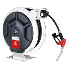 Alemlube - El Series 3/4" Id Spring Rewind Hose Reel Comes With 10M X 19mm Id Hose And Automatic Nozzle | HR90080C