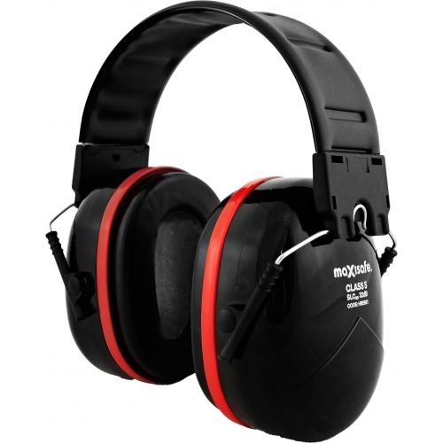 Maxisafe - Maxisafe Headband Earmuff - Class 5 - Red | HRE661