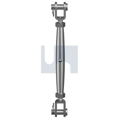 Hobsons - M16 x 300 316 STAINLESS HEC / A4 RIGGING SCREW JAW+JAW (Pack of 1)