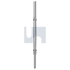 Hobsons - M5 x 3.2 316 STAINLESS HEC / A4 RIGGING SCREW LAG+SWAGE (Pack of 1)