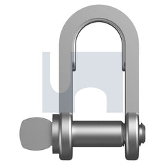 Hobsons - M8 x 48 - Shackle D Lightweight - 304 Stainless - A2 | HSH04LWM08