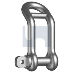 Hobsons - M10 x 45 - Shackle D Double Bar - 316 Stainless - A4 | HSH16DBM10