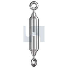Hobsons - M12 x 200 - Mild Steel Turnbuckle Eye & eye - Hot Dip Galvanised | HTBMSGEEM12