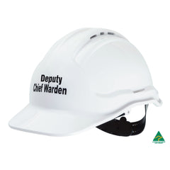 Maxisafe - Tuffgard Hard Hat Deputy Chief Warden Kit - White | HTG57-WH-DCW