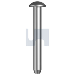 Hobsons - 4 x 54 - Terminal Swage Butt Head - 316 Stainless - A4 | HTS16BH04.0