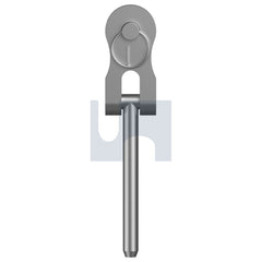 Hobsons - 6 x 127 - Terminal Swage Fork Toggle - 316 Stainless - A4 | HTS16FT06.0
