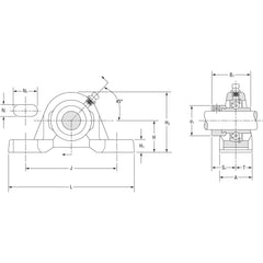 Timken Bearing - TAS1.15/16 Mounted Bearing 1-15/16" Bore | TAS1.15/16