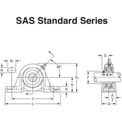 Timken - Extended Inner Ring with Rubber Cartridge (Contact Seals With Collar) - 0.75" Bore | RCSM3/4