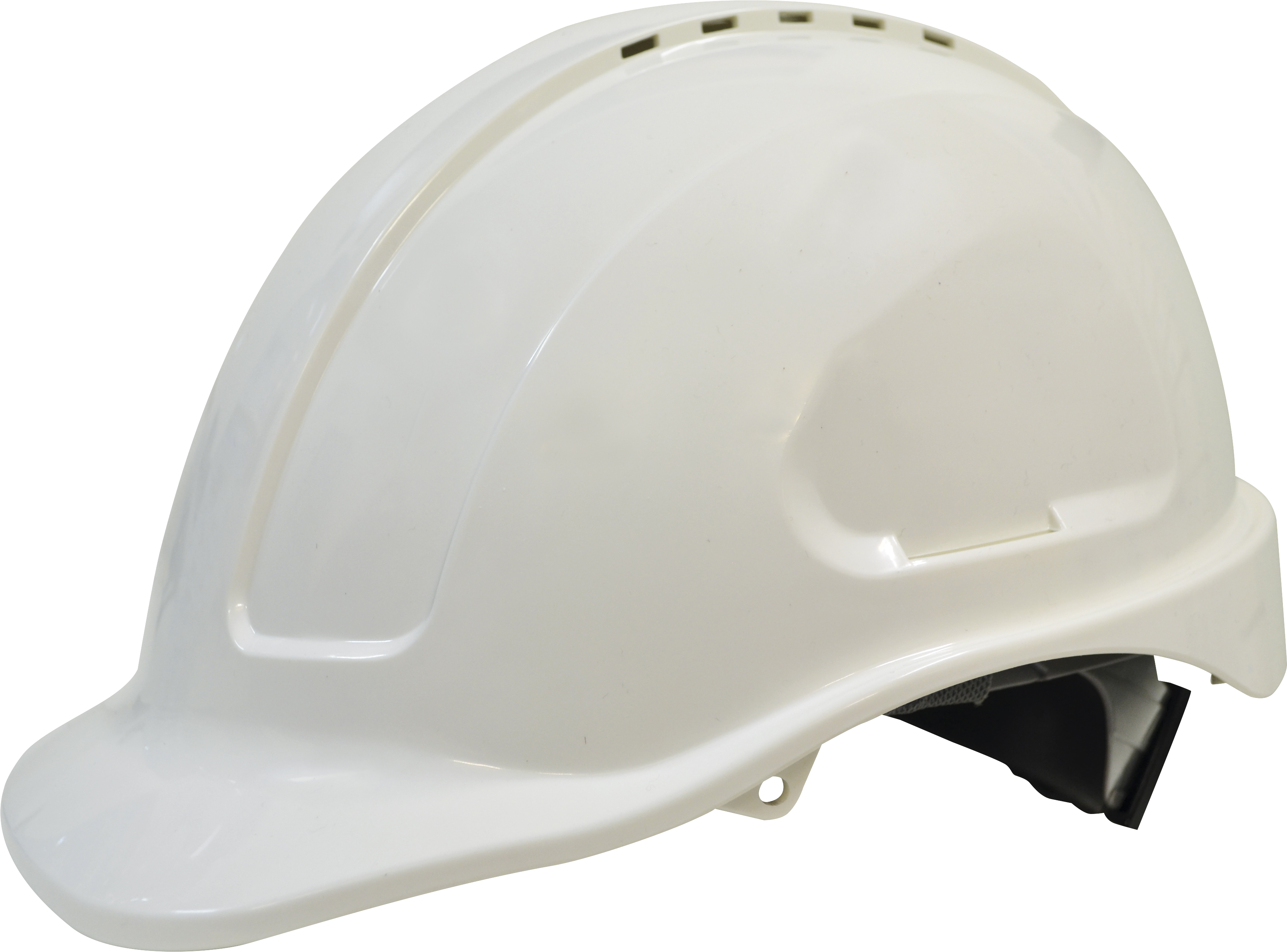 Maxiguard White Vented Hard Hat, Ratchet Harness | HVR580-W
