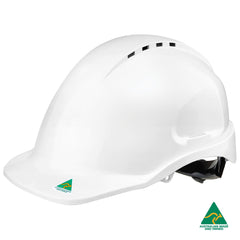 Maxisafe Maxiguard Vented Hard Hat with Ratchet Harness | HVR580