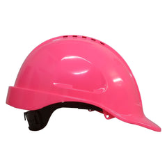 Maxiguard Pink Vented Hard Hat, Sliplock Harness | HVS590-P