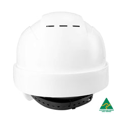 Maxiguard White Vented Hard Hat, Sliplock Harness | HVS590-W
