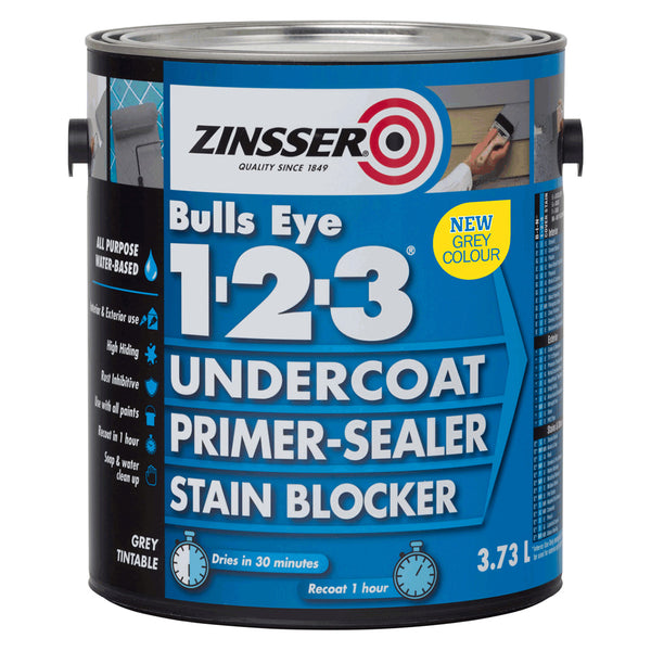 Zinsser Bullseye 123 Grey 3 73L 292077 () Zinsser Industrial Shed Zinsser Bullseye 123 Grey 3 73L 292077 () Zinsser Industrial Shed