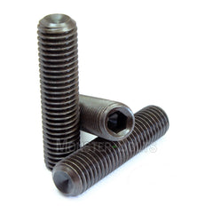 BBI - #2-56x3/4" - Imperial Grub (socket Set) Screw Cup Point Thermal Black Oxide UNC | 601038