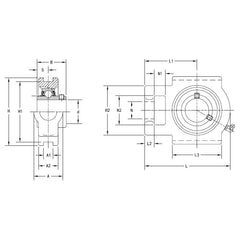 Timken Bearing - UCT314 Take-Up Mounted Bearing 70mm Bore | UCT314