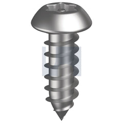 Hobsons - #8 x 1-1/4" - Security St Socket Button Post Torx - 304 Stainless - A2 | I04SSBT0818125