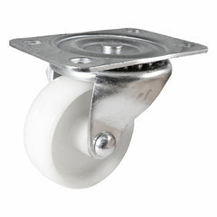 EHI - 63mm White Nylon Swivel Plate Castor | I12A02G63