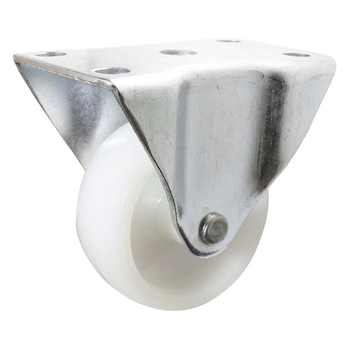 EHI - 50mm White Nylon Fixed Plate Castor | I13A02G50