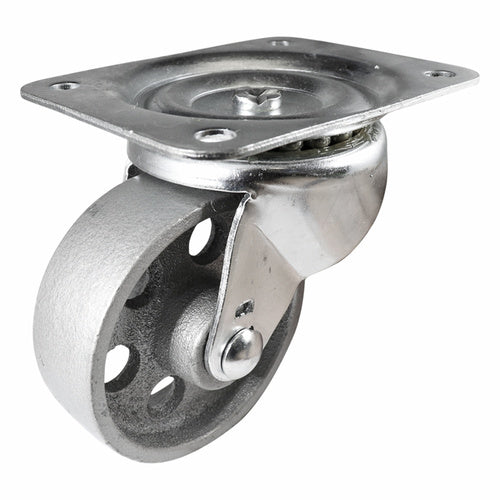 EHI - 100mm Cast Iron Swivel Plate Castor | I22A16G100