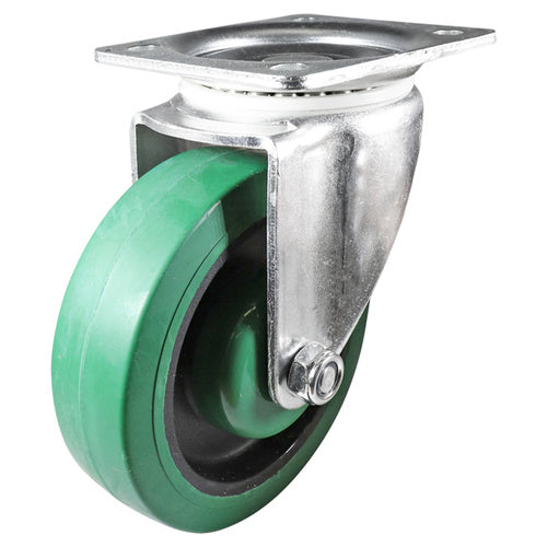 EHI - 100mm White Nylon Swivel Plate Castor | I32AZ48K100