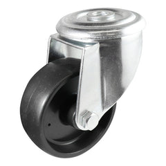 EHI - 80mm Black Poly Bolt Hole Castor | I41A00G80