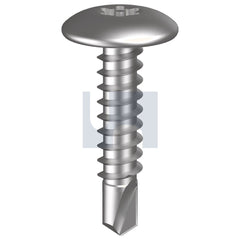 Hobsons - #10-16 x 25 410 STAINLESS HEC / 410 METAL SDS BUTTON POST TORX (Pack of 1000)