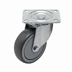 EHI - 125mm Grey Rubber Swivel Plate Castor | I42A34K125