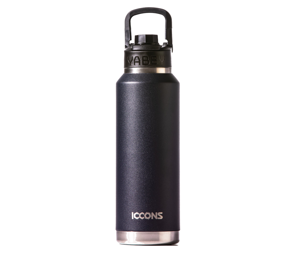 ICCONS® - Yabby 1.2L Insulated Stainless Steel Bottle - Swig Lid - Black Rock | ICYSWG1200-BR 24 pcs