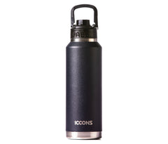 ICCONS® - Yabby 1.2L Insulated Stainless Steel Bottle - Swig Lid - Black Rock | ICYSWG1200-BR 24 pcs