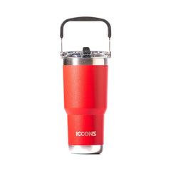 ICCONS® - Yabby 950Ml Tumbler With Handle & Sipper - Red Desert | ICYTUM950-RD 24 pcs