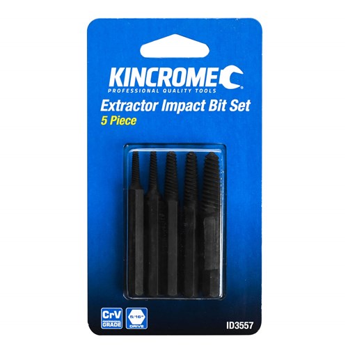Kincrome Extractor Impact Bit Set 5/16" Drive 5 Piece | ID3557