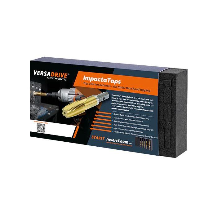 Alpha Versadrive Impactatap 7pc Insertfoam M6 M8 M10 M12 M16 M20 M24