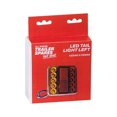All States Trailer Spares - LED Tail Light 100mm Left Hand | R4122LEDLH