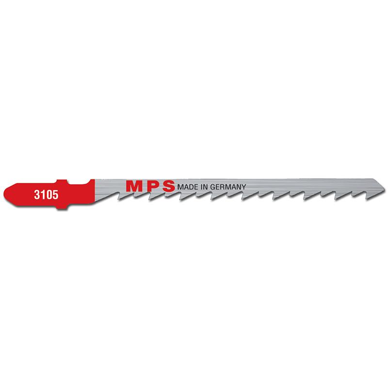 Alpha Jig Saw Blade CV, 100mm, 6 tpi, Ground, Euro Shank (x5)