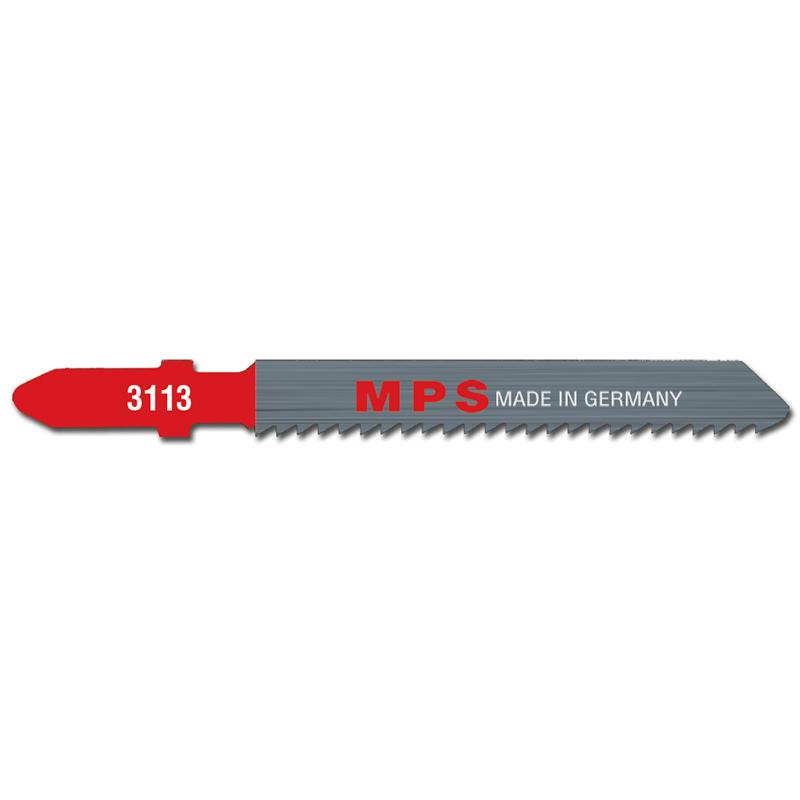 Alpha Jig Saw Blade HSS, 75mm, 12 tpi, Wavy, Euro Shank (x5)
