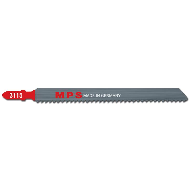Alpha Jig Saw Blade HSS, 130mm, 12 tpi, Wavy, Euro Shank (x5)
