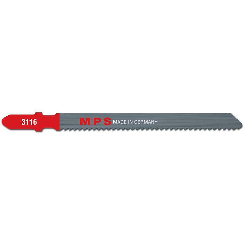 Alpha Jig Saw Blade HSS, 100mm, 12 tpi, Milled, Euro shank (x5)