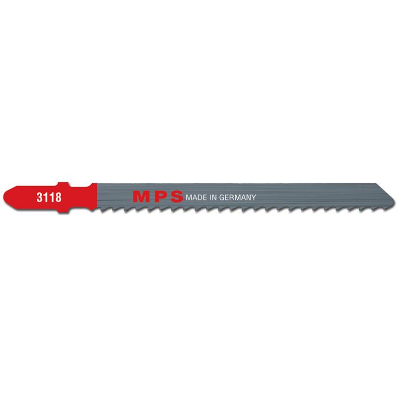 Alpha Jig Saw Blades HSS,100mm,8 tpi, milled, Euro shank (x5)