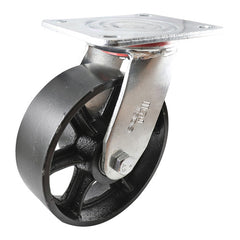 EHI - 100mm Cast Iron Swivel Plate Castor | J32AZ82K100
