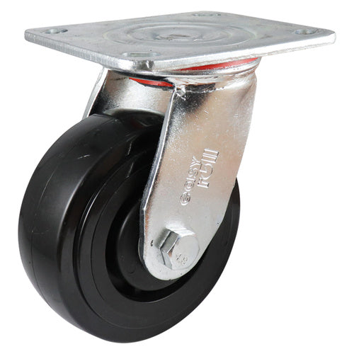 EHI - 125mm Black Nylon Swivel Plate Castor | J32AZ87K125