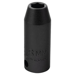 Action 8mm 3/8" Drive 6-point Metric Deep Thin Wall Impact Socket