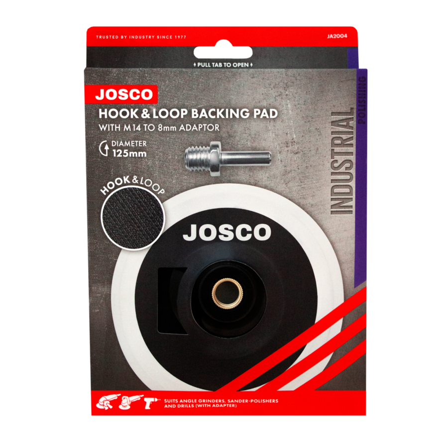 Josco - Backing Pad 125 Hook and Loop | JA2004