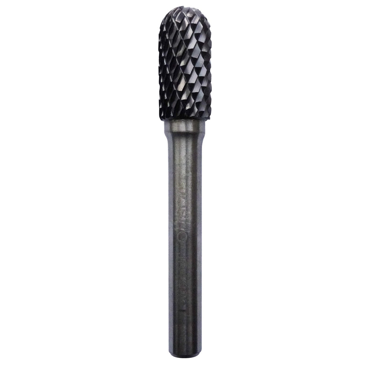 Josco - Burr DCut 10 x 20 - 1/4 Shank Cylinder Ball Nose Tiain Coated Carbide | JB1403T