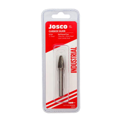 Josco - Burr DCut 10 x 20 - 1/4 Shank Tree Ball Nose Carbide | JB1902